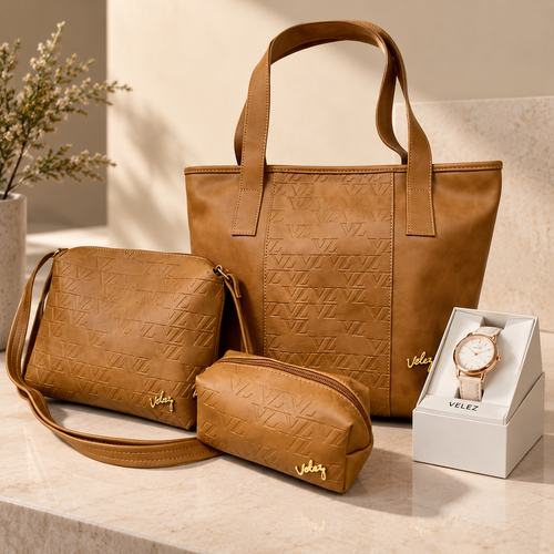 COMBO VLZ (3 BOLSOS + RELOJ)