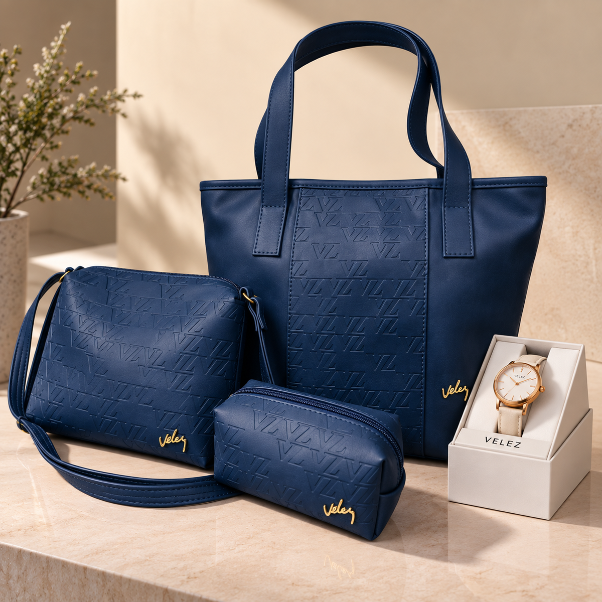 COMBO VLZ (3 BOLSOS + RELOJ)