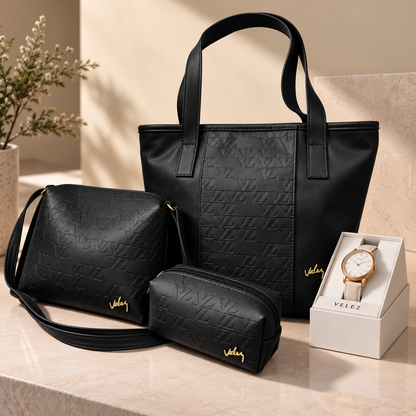 COMBO VLZ (3 BOLSOS + RELOJ)